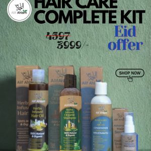 Barri EID Barri OFFER Alif Ahlam Hair Care Kit Bundle (Oil + Shampoo + Conditioner + Serum)